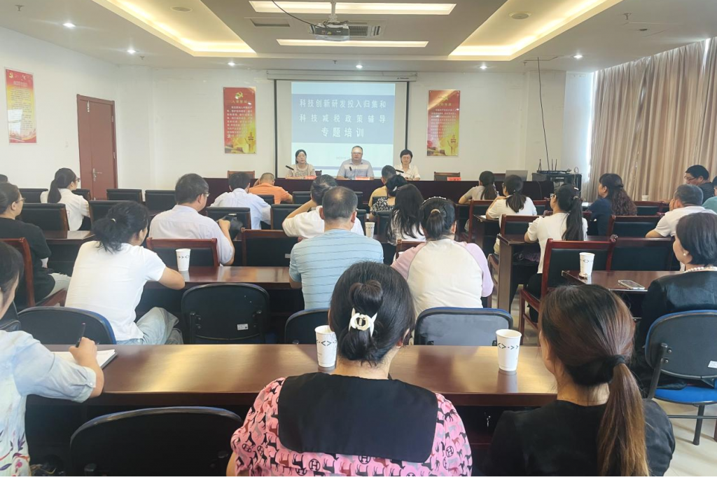 湾沚区科技减税政策辅导专题培训成功举办，中瑞PA尊龙凯时季叶芳受邀讲课(图1)